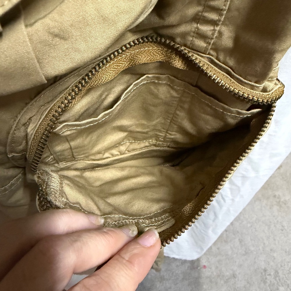 VTG Polo Ralph Lauren Mens Khaki Paratrooper Cargo Pants 36x30 Utility Trousers - Picture 8 of 14